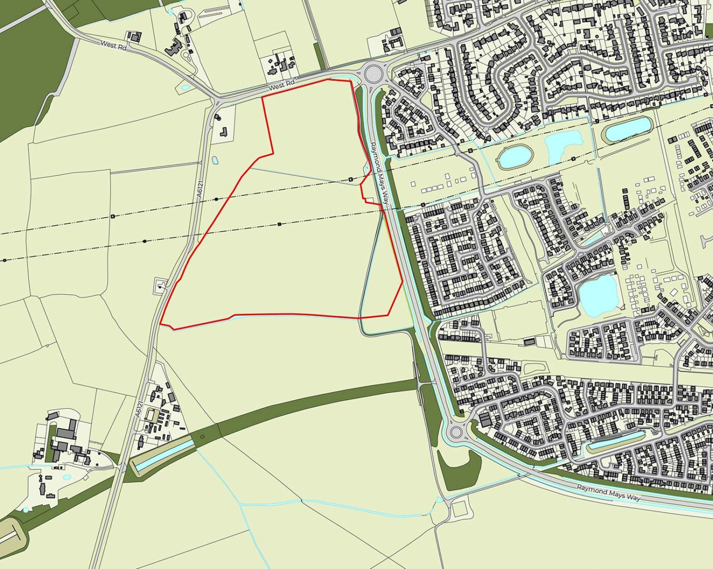 Site redline boundary